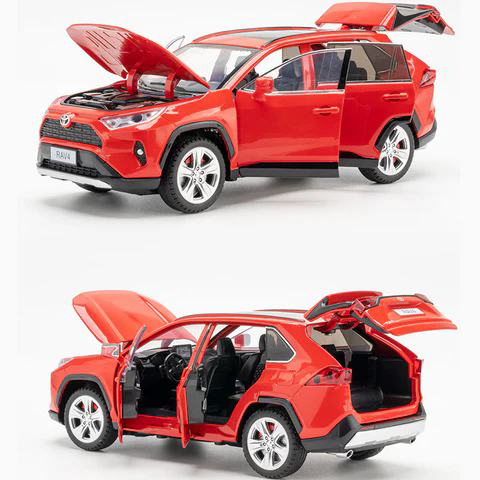 1:24 Toyota RAV4 Alloy Model -Foldable Design