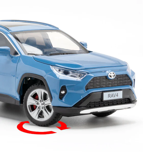 1:24 Toyota RAV4 Alloy Model -Foldable Design