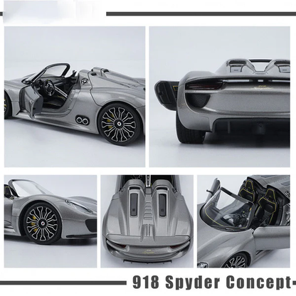 1:24 Porsche 918 Spyder Supercar Die Cast