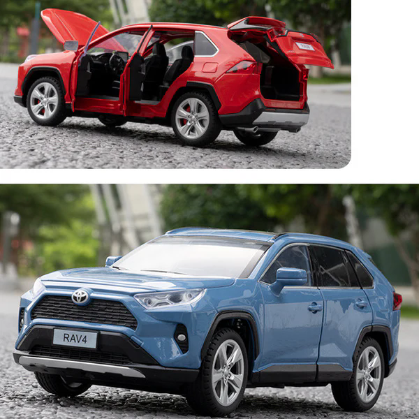 1:24 Toyota RAV4 Alloy Model -Foldable Design